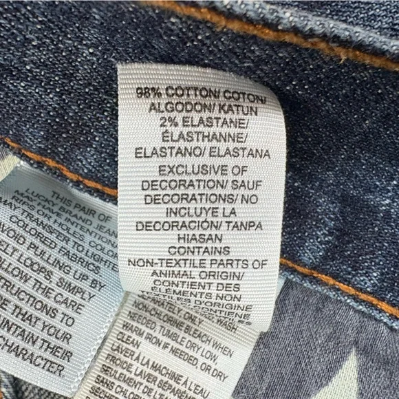 Lucky Brand 221 Original Straight Jeans Mens Sz 38x30 Dark Wash Denim - Picture 9 of 10